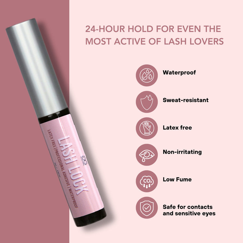 GladGirl Lash Lock® Latex Free Falsie and DIY Lash Glue Glue & Remover