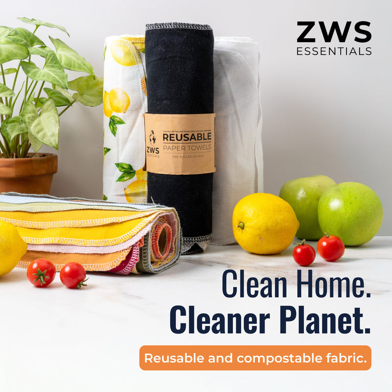 ZeroWasteStore.com Reusable Paper Towels Reusable Paper Towels