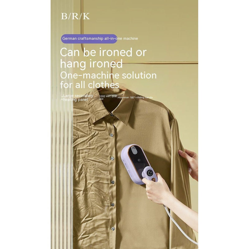 SmartPursue™ ✨ Foldable Portable Ironing Machine – Wet & Dry Handheld Steamer Portable Ironing