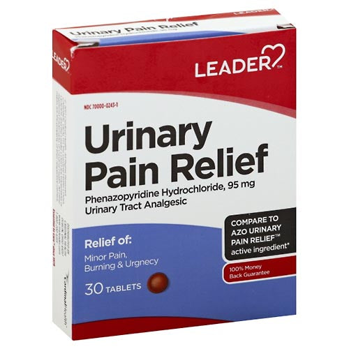 Leader Leader™ Urinary Pain Relief – Fast Acting Relief (95 mg Tablets) Medicine & Drugs