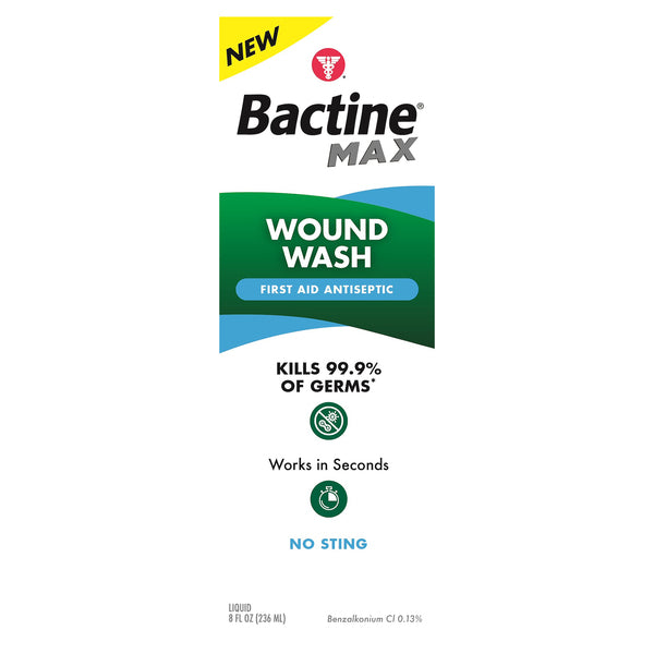 Bactine Bactine Max Liquid  Wound Wash  8 Fl Oz First Aid