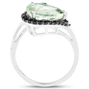 Bids.com 3.42 Carat Genuine Multi Stone .925 Sterling Silver Ring Rings