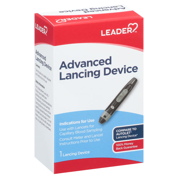 Leader Leader™ Advanced Lancing Device – For Daily Glucose Testing Lancing Devices