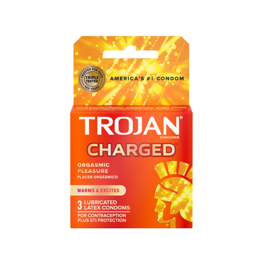 Trojan Trojan Charged Intensified Lubricant Condoms Condoms