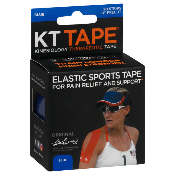 KT Tape KT Tape Kinesiology Cotton, Blue Health & Beauty