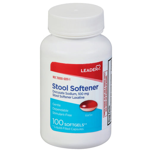 Leader Leader Stool Softener 100 Mg Softgels Folding Chairs & Stools