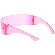 zeroUV Futuristic Space Cadet Mono Lens Shield Sunglasses C471 Sunglasses