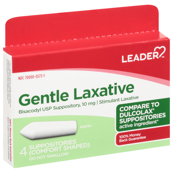 Leader Leader, Suppositories, Gentle Laxative Medicine & Drugs