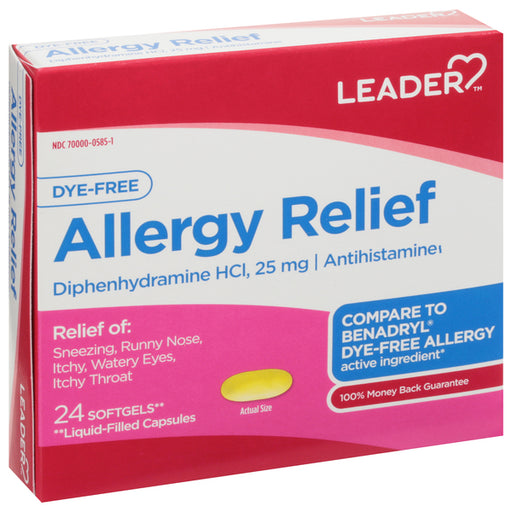 Leader Leader, Allergy Relief, Softgels Special Effects