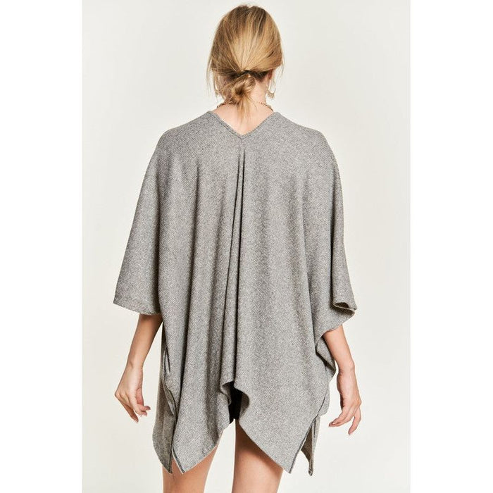 VNECK PONCHO TOP