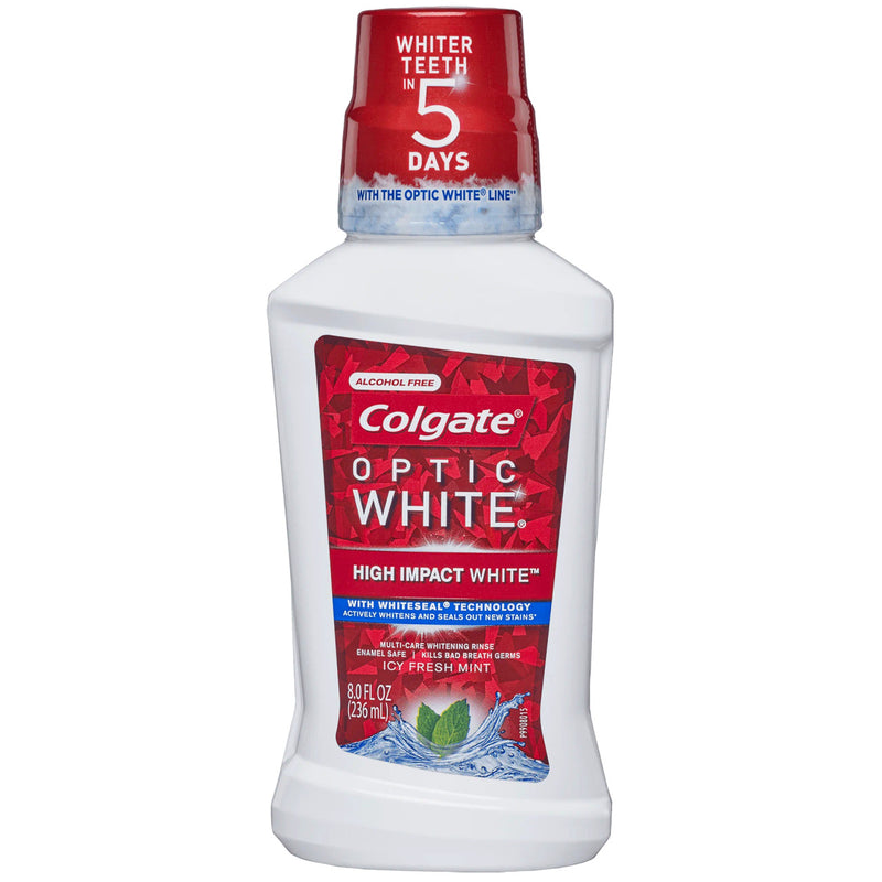 Colgate Colgate Optic White Icy Fresh Mint Whitening Mouthwash, 8.0 Fl Oz Mouthwash