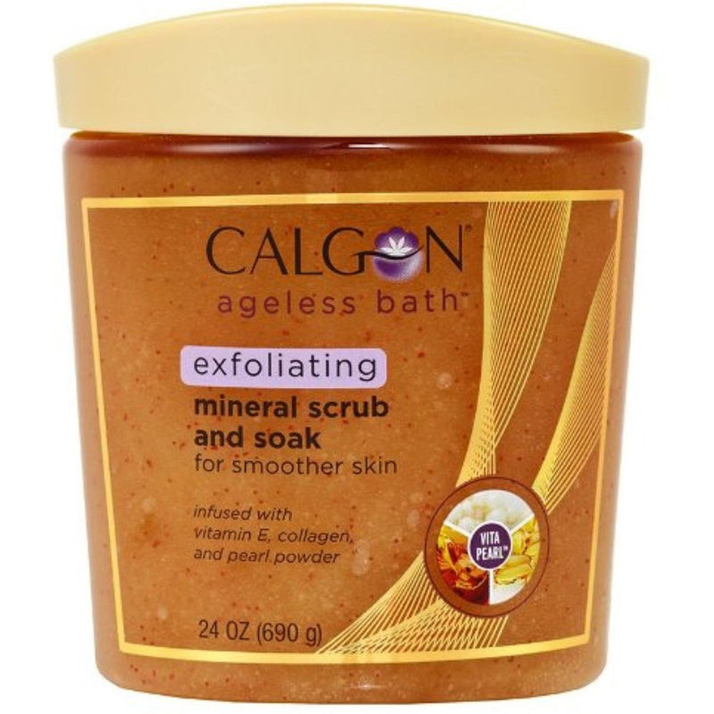 Calgon Calgon Mineral Scrub And Soak, Ageless Bath, 24 Oz Bath & Body White Smoke