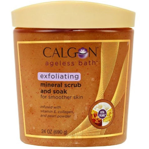 Calgon Calgon Mineral Scrub And Soak, Ageless Bath, 24 Oz Bath & Body White Smoke