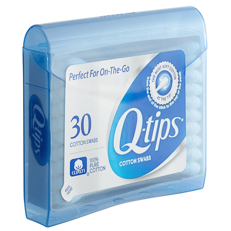 Q-tips Q-tips Cotton Swabs Purse Pack 30 Ct Cotton Swabs