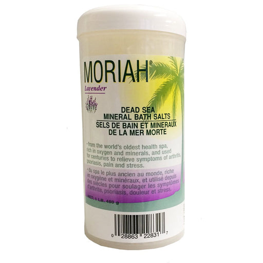 Axel Kraft Axel Kraft Moriah_dead Sea Salt, Lavender, Jar, 1lb Decorative Jars White Smoke