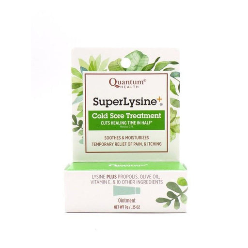 Quantum Quantum Super Lysine Plus Cold Sore Treatment Cream - 0.25 Oz Health & Beauty