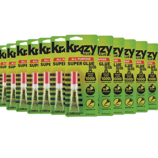 Krazy Glue Krazy Glue Super All Purpose, No Run Gel, Precision Tip Hardware Glue & Adhesives White Smoke