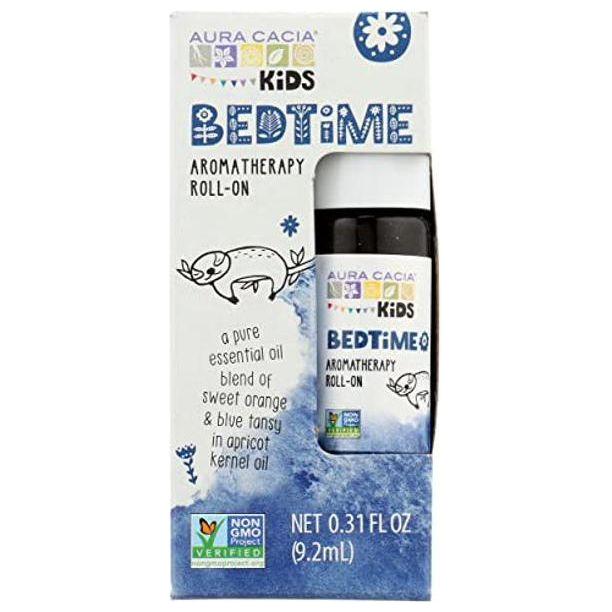 Aura Cacia Bedtime Roll-On Essential Oil for Kids - 0.31 Fl Oz