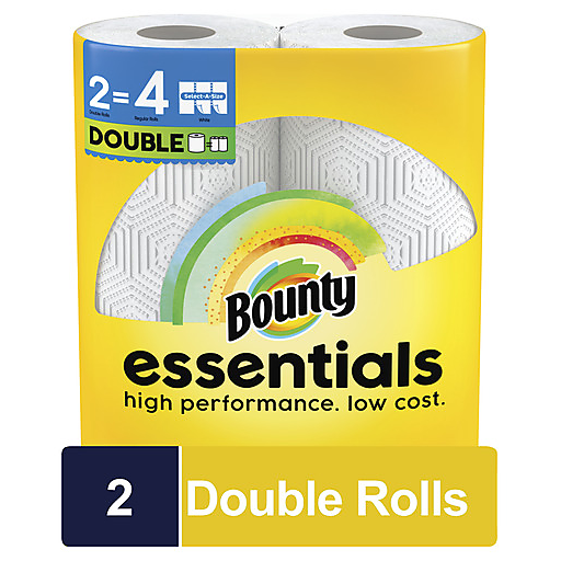 Bounty Bounty Essential Select A Size Paper Towels, 2 Count Printer & Copier Paper
