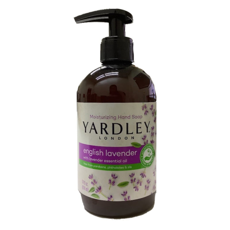 Yardley Yardley London English Lavender Liquid Hand Soap – Soothing & Moisturizing, 14 oz Bath & Body