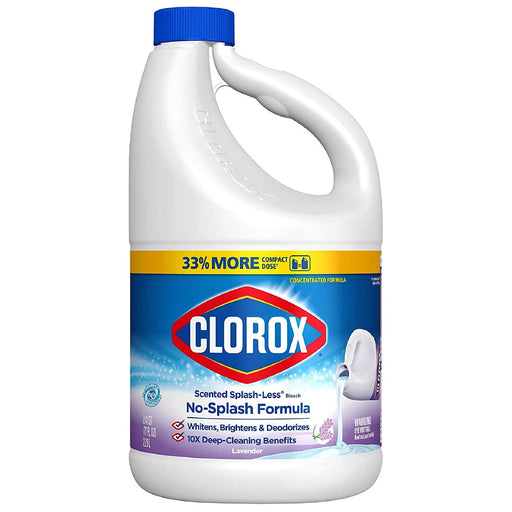 Clorox Clorox Bleach, No Splash, Lavender 2.41 Qt Bleach White Smoke