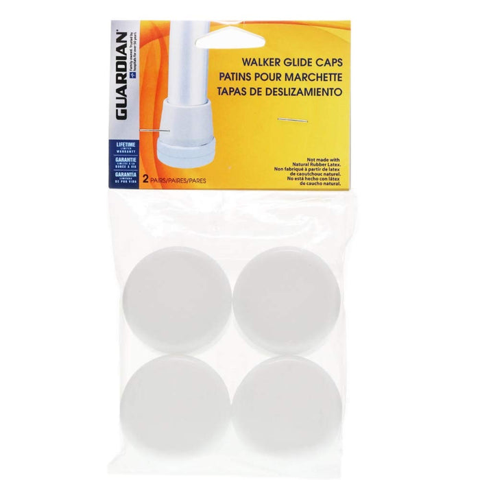 Medline Medline Remedy Guardian Signature Walker Glide Caps Walkers Light Gray