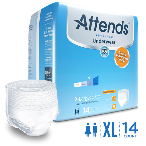 Attends Attends Advanced Underwear, Heavy Absorbency Underwear