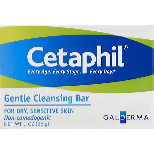 Cetaphil Cetaphil Cleansing Bar, Gentle, For Dry, Sensitive Skin 1 Oz Skin Care Lavender