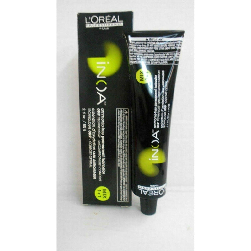 0 Loreal INOA Ammonia Free ODS Professional Permanent Hair Color ~ 2.1 Fl. Oz Hair Color