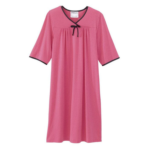 0 Silverts Open Back Hospital Gowns For Women - Night Gowns For Elderly Women, Post Surgery Clothing For Women, Adaptive Clothing For Women Hospital Gowns