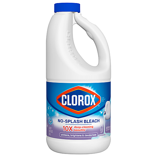 Clorox Clorox Lavender Scented Splash-Less Bleach - 40 Fluid Ounce Bleach White Smoke