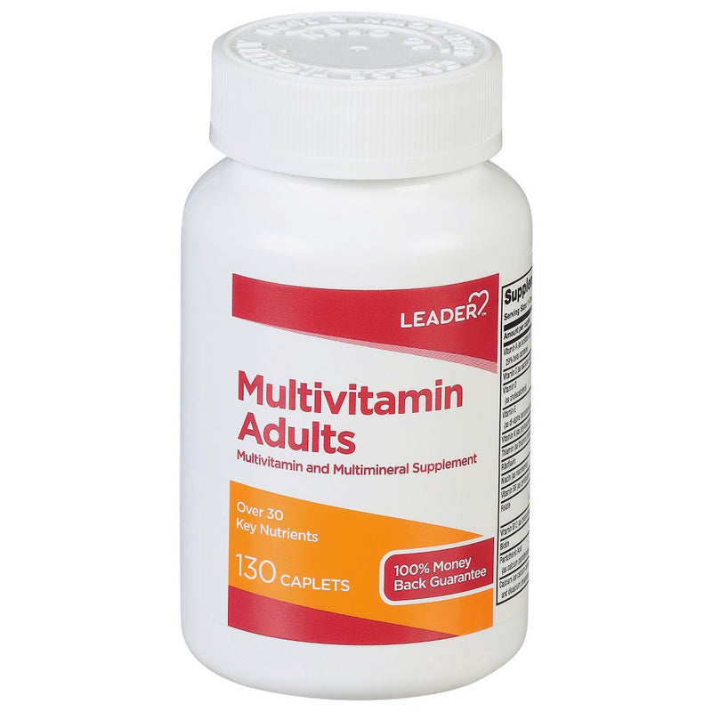 Leader Leader Adults Multivitamins 130 Caplets Vitamins & Supplements