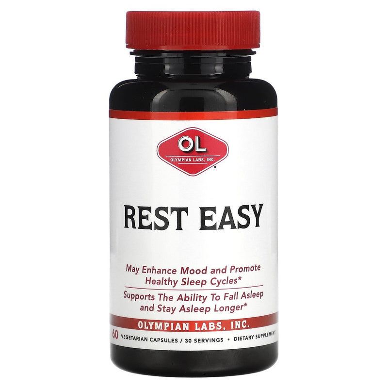 Olympian Labs Olympian Labs Rest Easy, 60 Vegetarian Capsules Health & Beauty