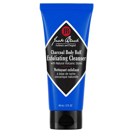 Jack Black Jack Black Charcoal Body Buff 3 Oz / 88 Ml Facial Cleansers White Smoke