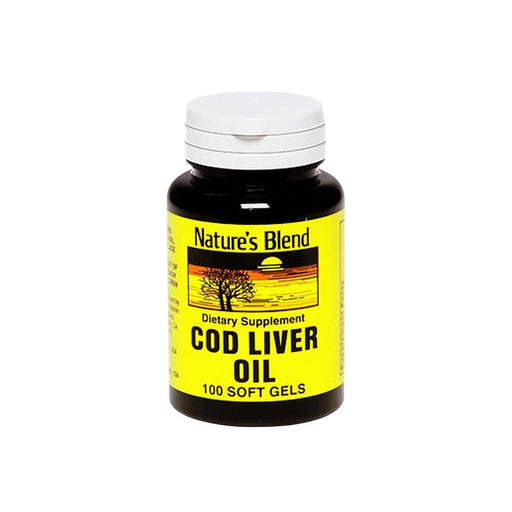 Nature's Blend Nature's Blend Cod Liver Oil 400 Mg Softgels Vitamins & Supplements