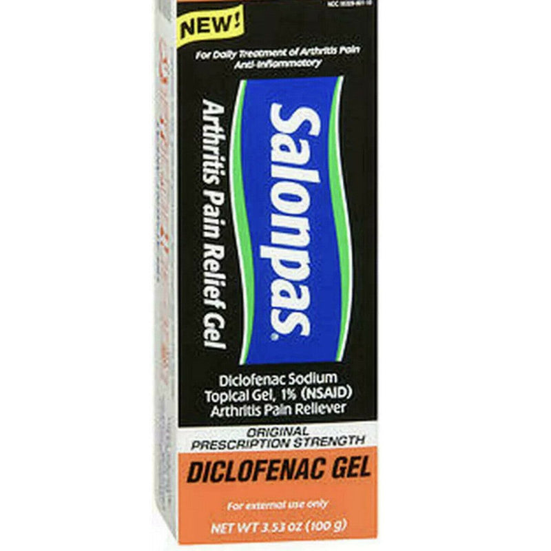 Salonpas Salonpas Original Prescription Strength Diclofenac Arthritis Pain Relief Gel 3.53 Oz Health & Beauty
