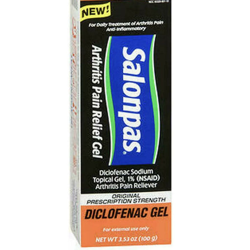 Salonpas Salonpas Original Prescription Strength Diclofenac Arthritis Pain Relief Gel 3.53 Oz Health & Beauty