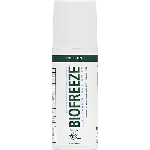Biofreeze Biofreeze Pain Relief Roll-On 3 Oz Health & Beauty