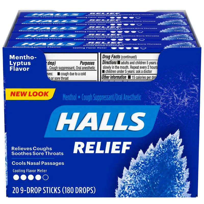 Halls Halls Cough Drops, Menthol 20 ct Respiratory Care