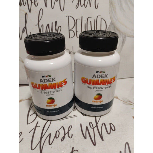 MVW MVW Adek Gummies The Essentials Plus Zn 60 Gummies, 120 Gummies. 2 Pack EXP 04/25 Vitamins & Supplements