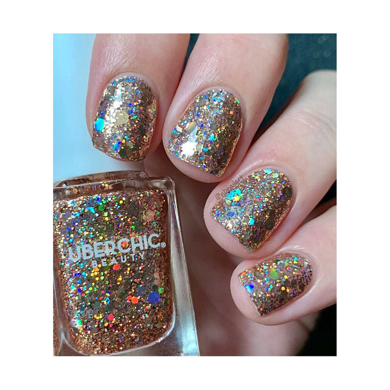 UberChic Beauty 24K Chic - Holographic Polish Regular Polish