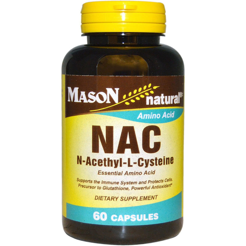 Mason Natural Mason Natural® NAC (N-Acetyl-L-Cysteine) - 500 Mg - 60 Capsules Vitamins & Supplements