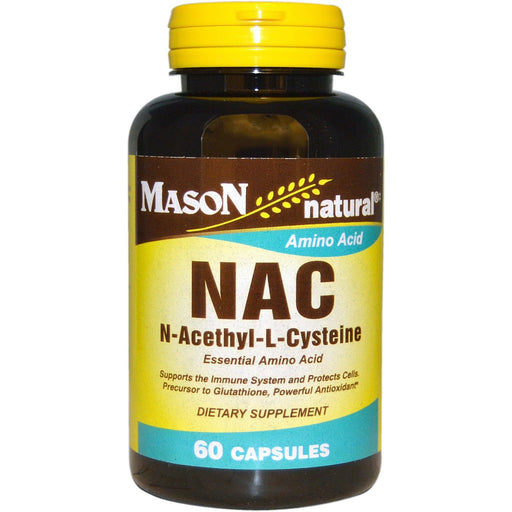 Mason Natural Mason Natural® NAC (N-Acetyl-L-Cysteine) - 500 Mg - 60 Capsules Vitamins & Supplements