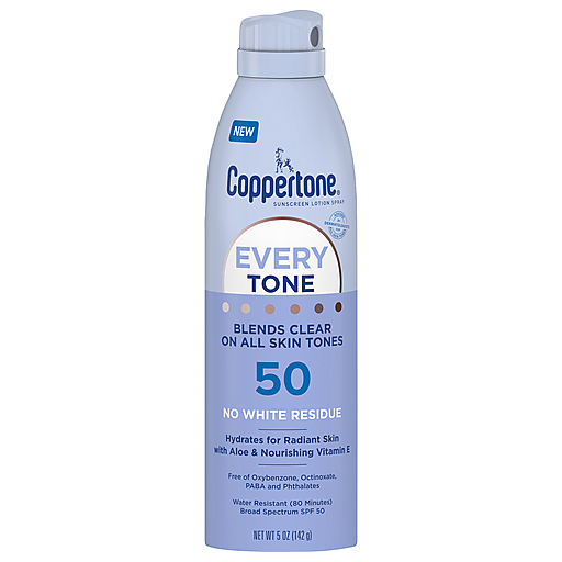 Coppertone Coppertone Every Tone Sunscreen Spray - SPF 50 - 5oz Sunscreen