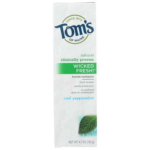 Tom's of Maine Tom's of Maine Wicked Fresh! Toothpaste, Fluoride, Cool Peppermint Toothpaste