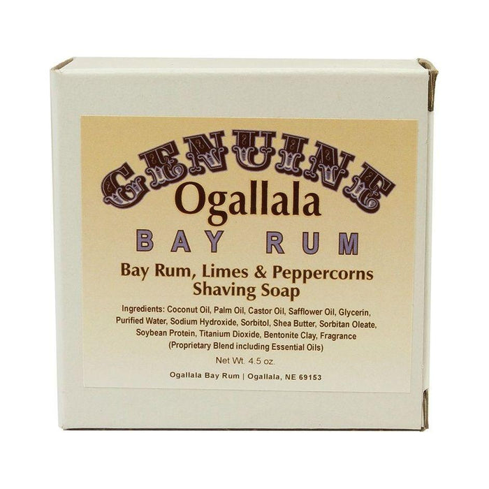 Ogallala Ogallala Bay Rum, Bay Rum-Limes & Peppercorns Shaving Soap 4.5 Oz Shaving & Grooming