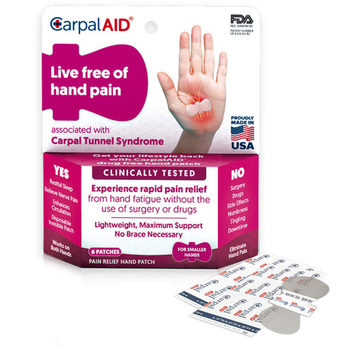 CarpalAID CarpalAID Pain Relief Hand Patch Small Hot & Cold Therapies