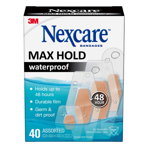 Nexcare Nexcare Bandages Max Hold Waterproof Bandages, Assorted Medical Tape & Bandages