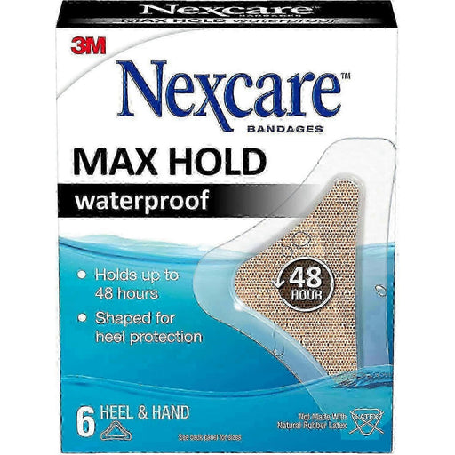 Nexcare Nexcare Max Hold Waterproof Heel And Hand Bandages Medical Tape & Bandages