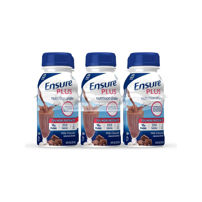 Ensure Ensure Plus Nutrition Shake With 13 Grams Of High-quality Protein, Meal Replacement Shakes, Milk Chocolate, 8 Fl Oz Fitness & Nutrition